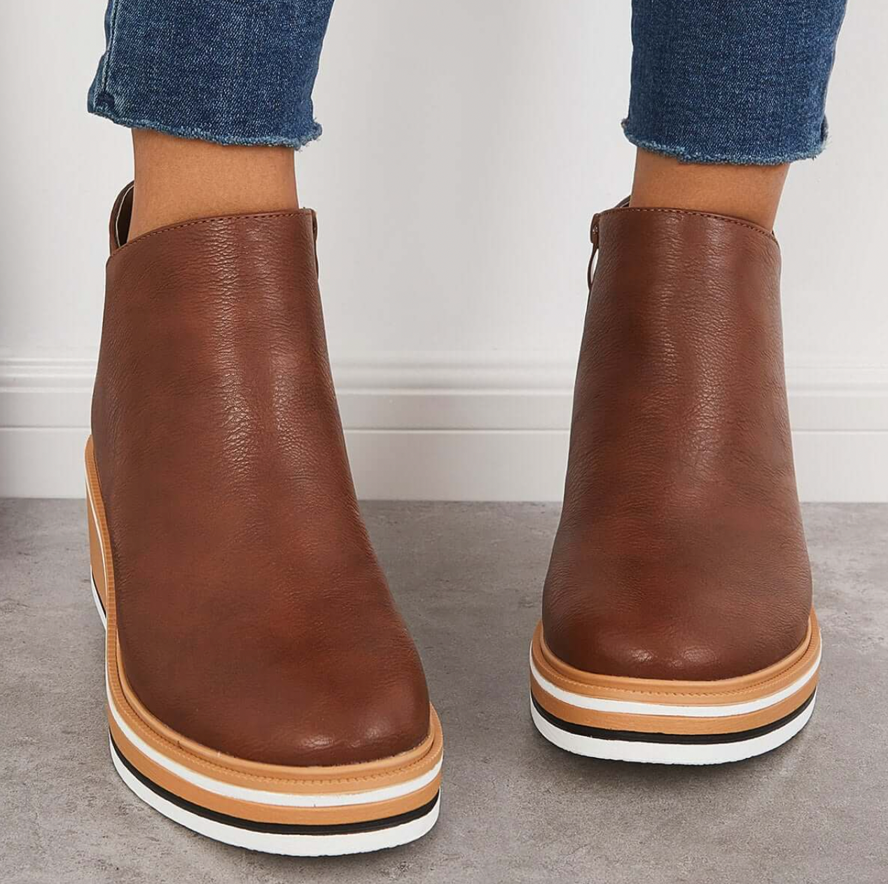 Mari Stella Damen Stiefel Ziernähte