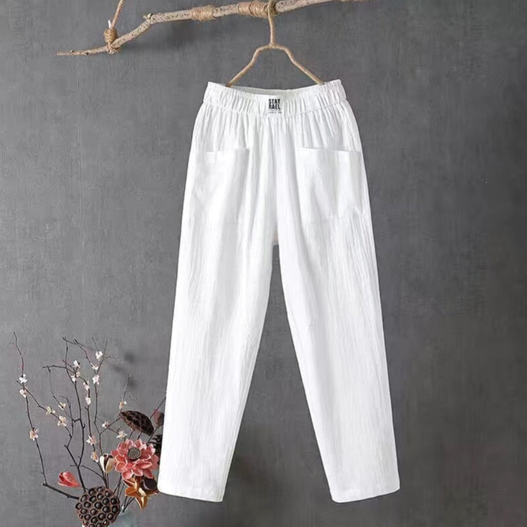 Elastische Damen-Hose mit Stretch-Bund