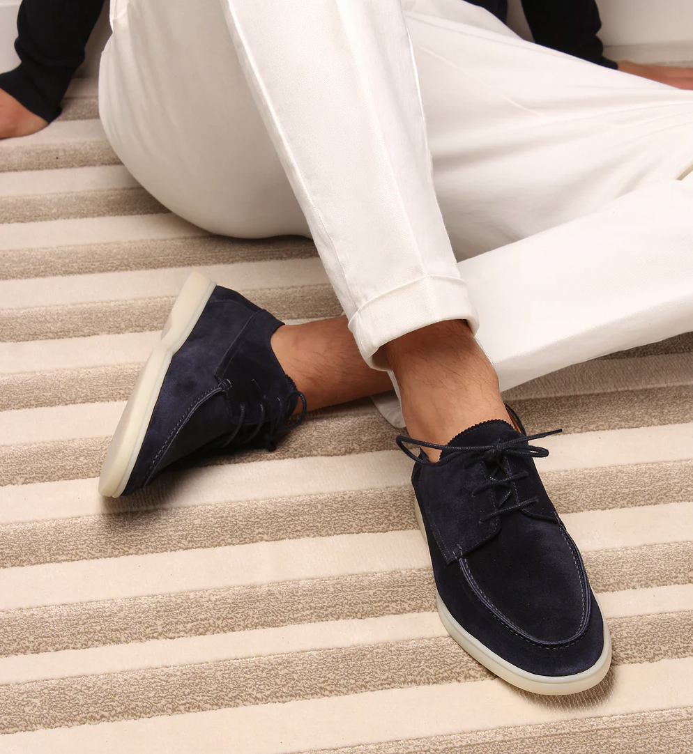 Herren Loafers Bequem Lederschuhe