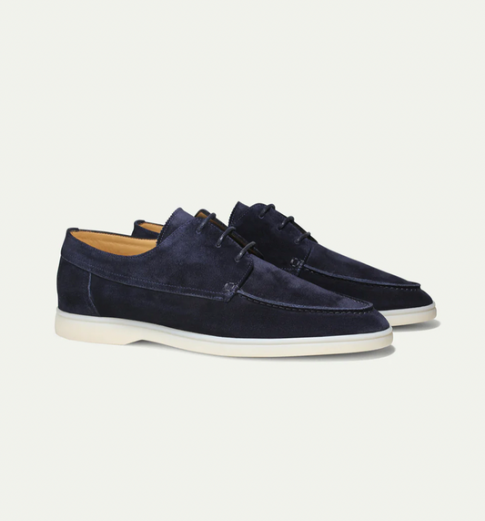 Norvielle Herrenschuhe Stilvoll Leder Schwarz - Norvielle