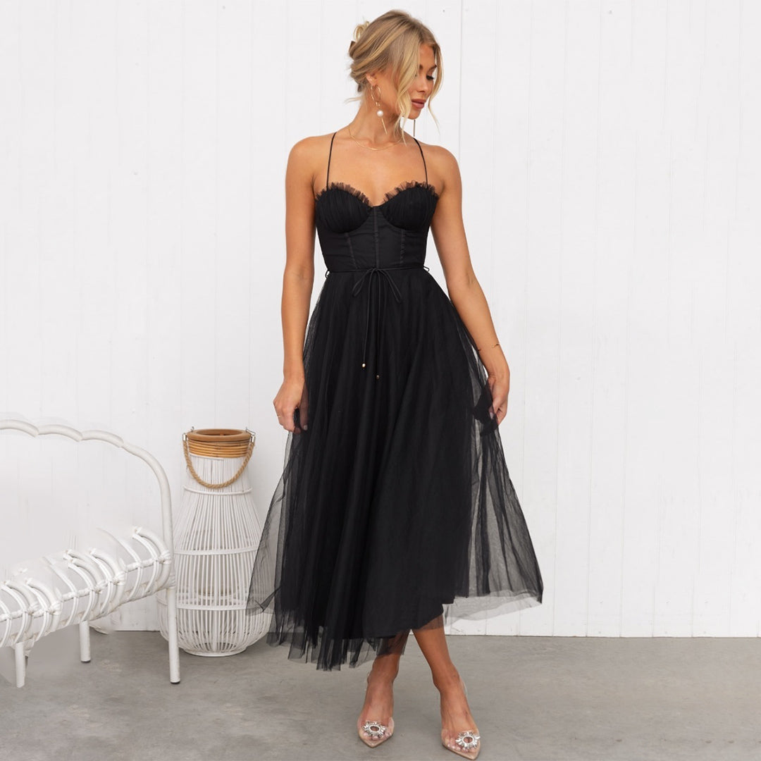 Franca Damen Midikleid Elegantes Design