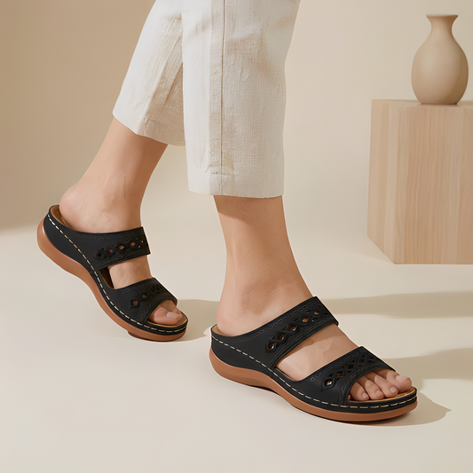 Damen Sommerschuhe Riemen Schuhe Bequem - Norvielle