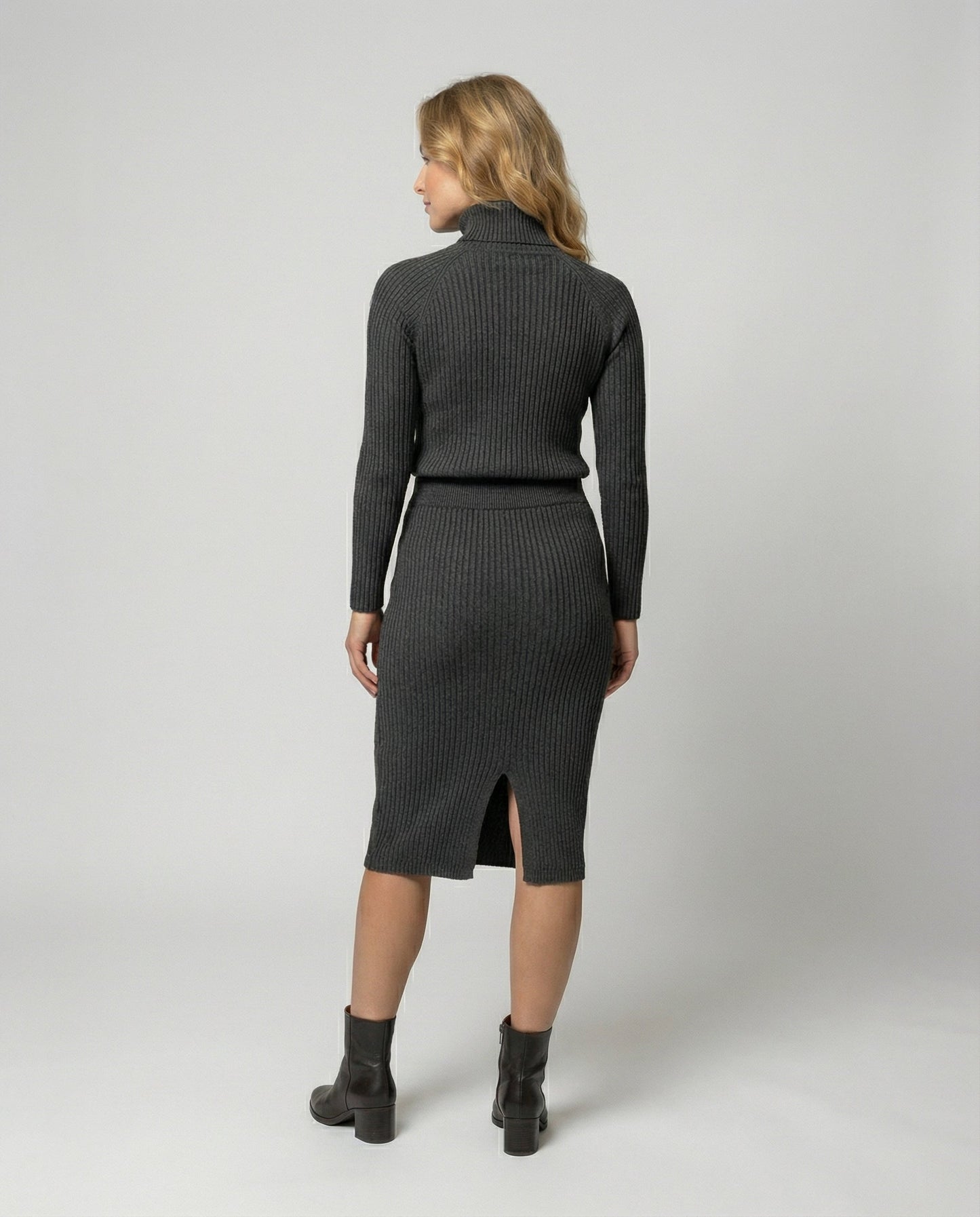 Damen Strickkleid Gemütlich