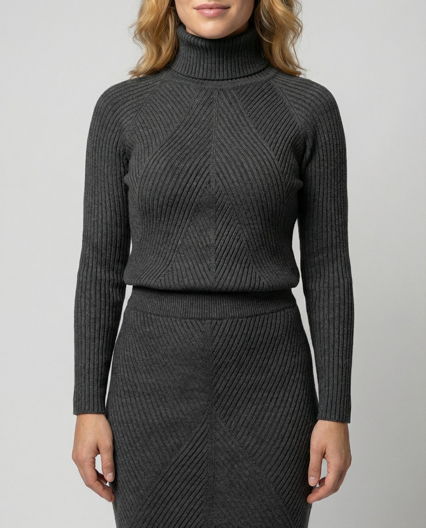 Damen Strickkleid Gemütlich