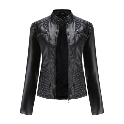 Damen Modische Jacke mit Gesteppter Schulterpartie - Norvielle