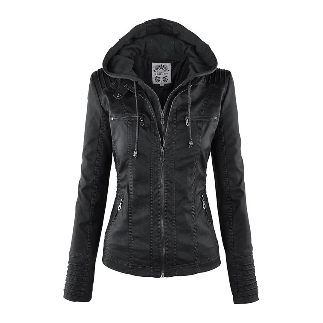 Damen Winterjacke Kurz Kapuzen