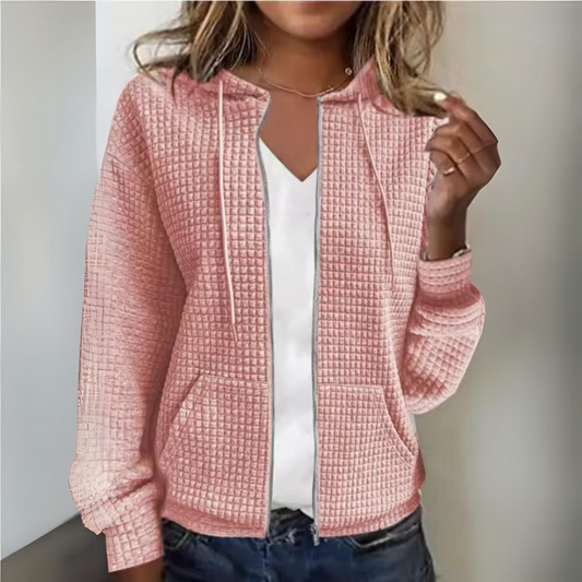 Norvielle Herren Freizeitjacke Reißverschluss Kapuze - Norvielle