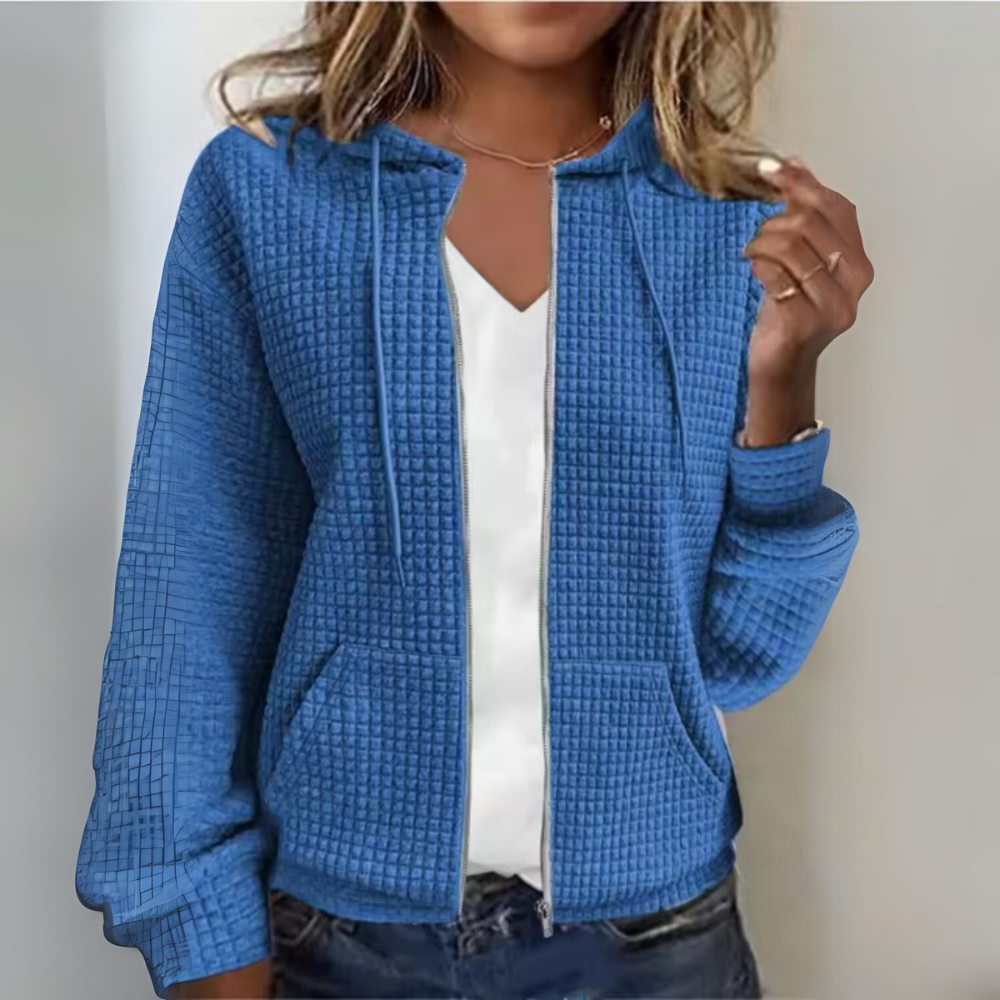 Norvielle Herren Freizeitjacke Reißverschluss Kapuze