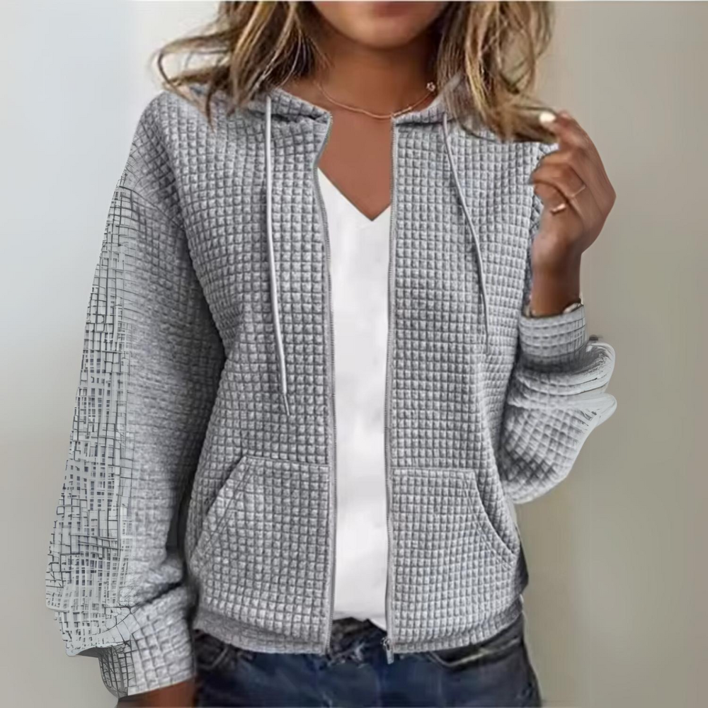 Norvielle Herren Freizeitjacke Reißverschluss Kapuze