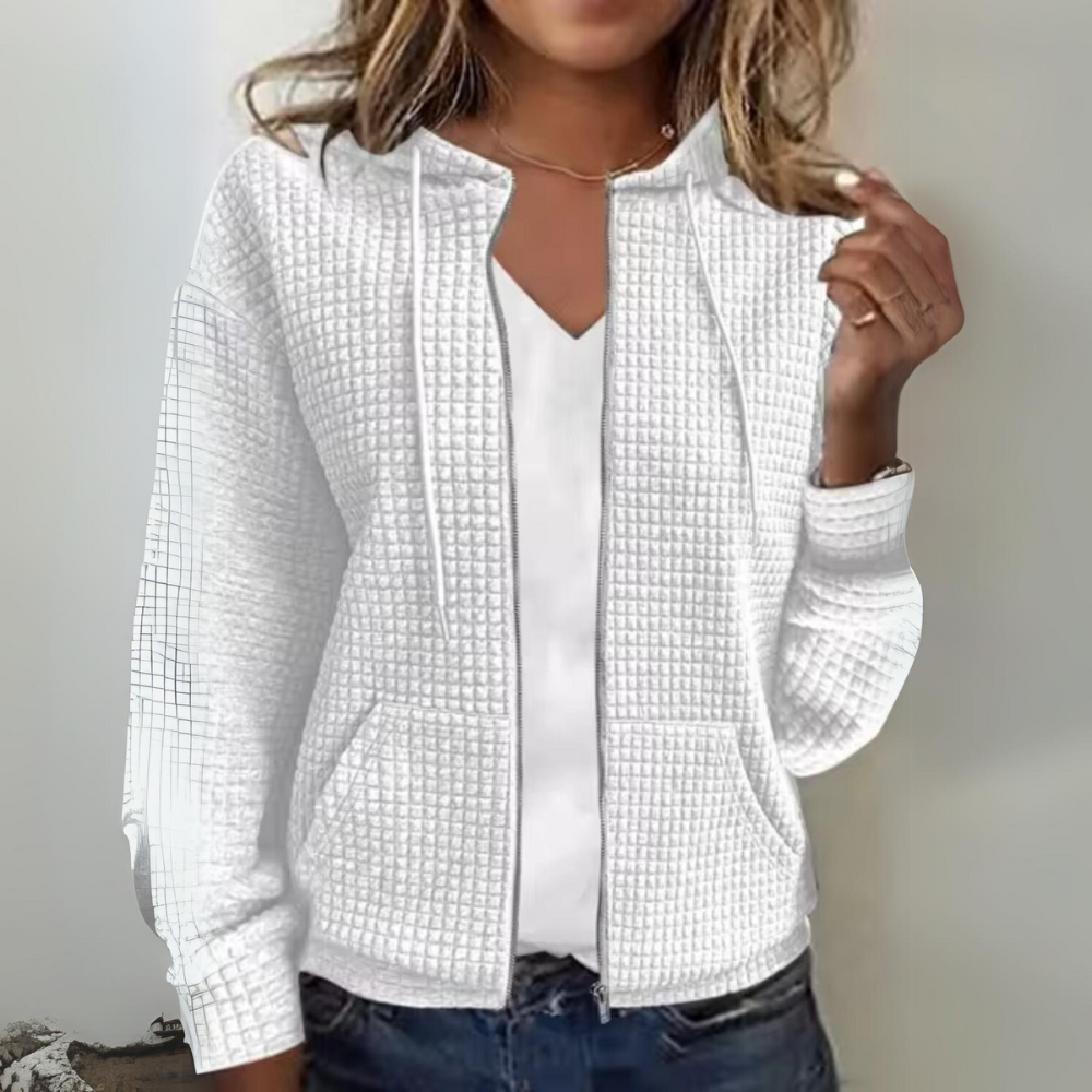 Norvielle Herren Freizeitjacke Reißverschluss Kapuze