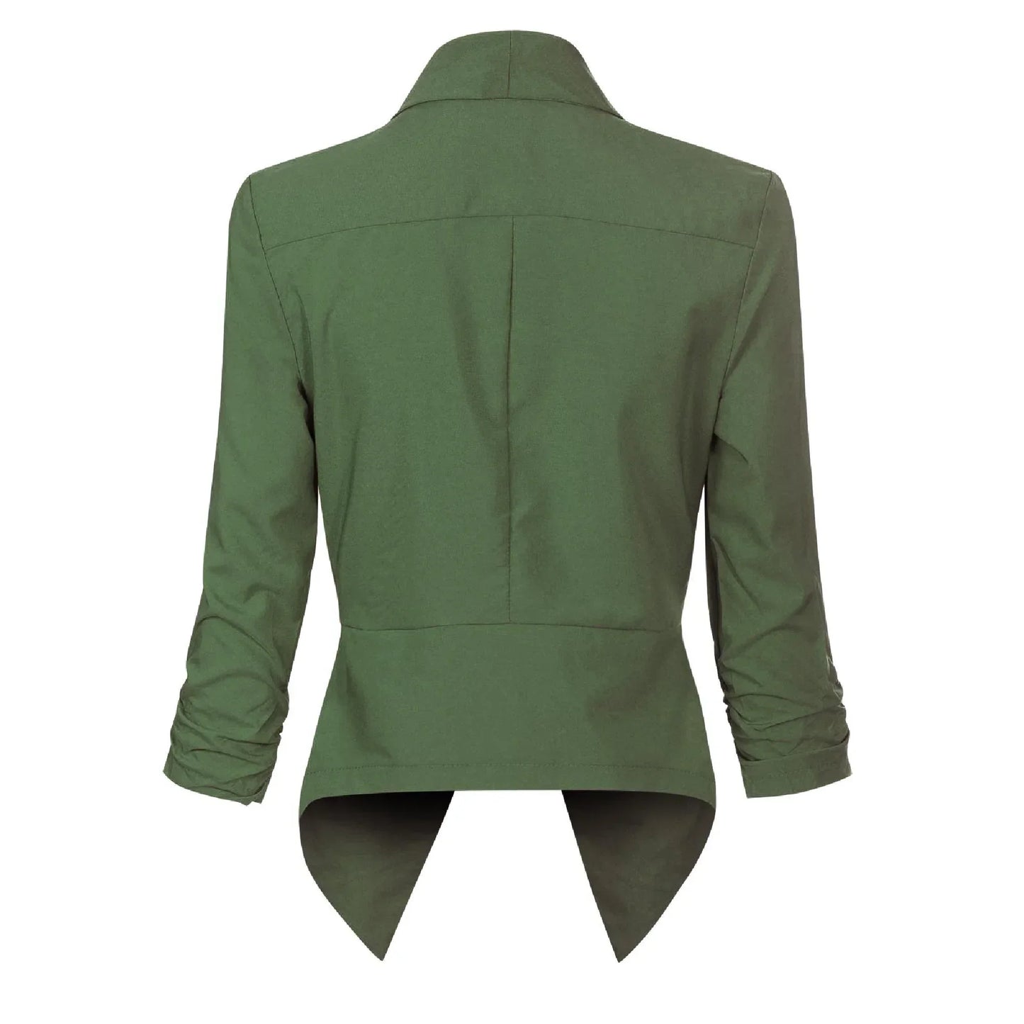 Damen Blazer Offene Front Langärmelig