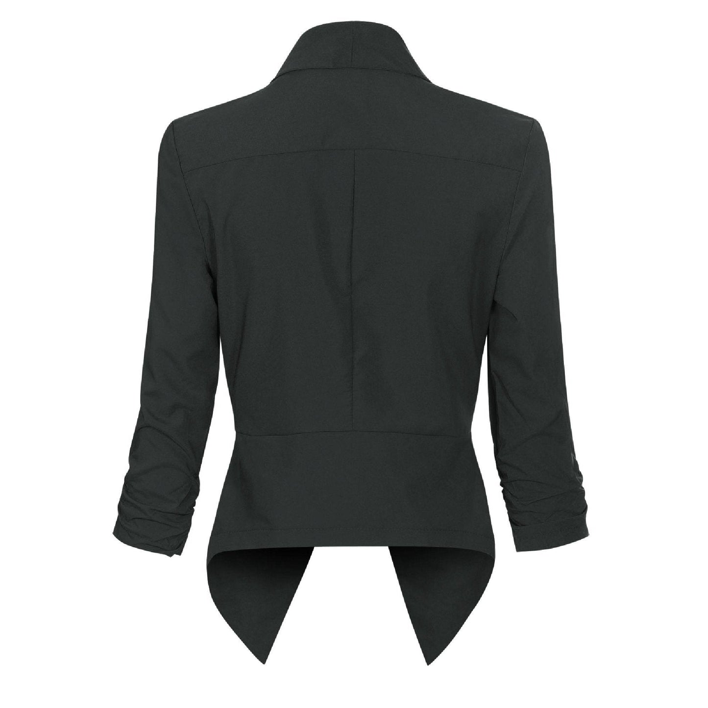 Damen Blazer Offene Front Langärmelig