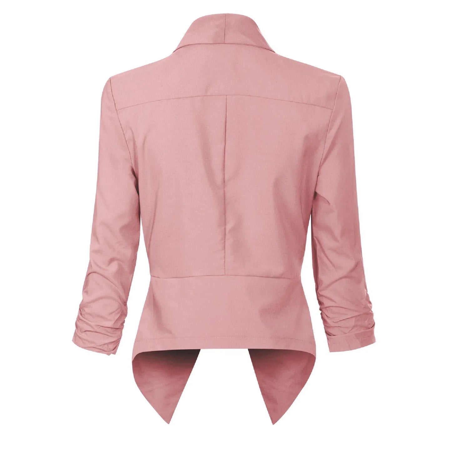 Damen Blazer Offene Front Langärmelig