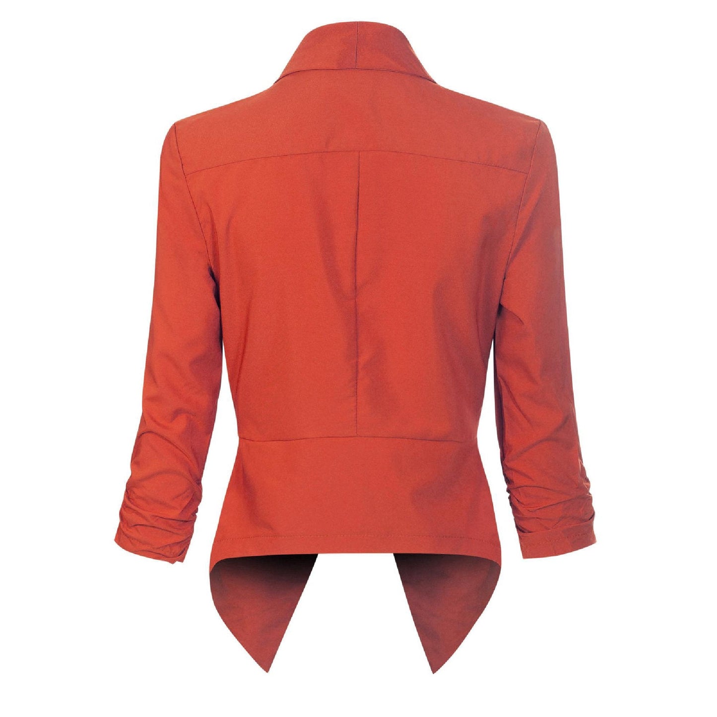 Damen Blazer Offene Front Langärmelig