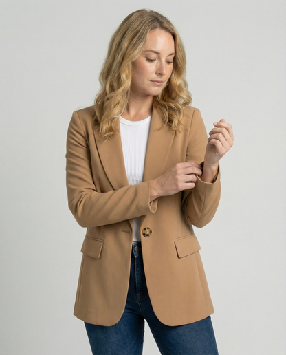 Damen Blazer Eleganter Einreihiger - Norvielle