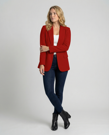 Damen Blazer Eleganter Einreihiger