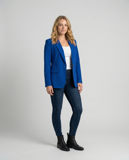 Damen Blazer Eleganter Einreihiger