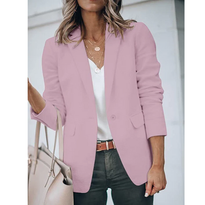 Damen Freizeitblazer Offener Schnitt Büroblazer