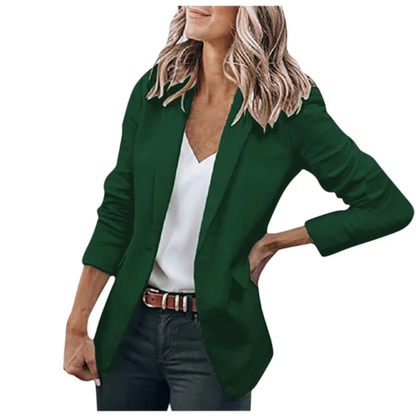 Damen Freizeitblazer Offener Schnitt Büroblazer