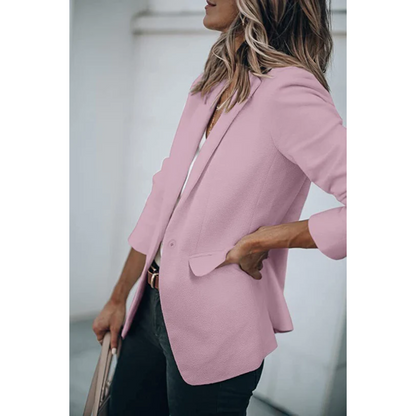 Damen Freizeitblazer Offener Schnitt Büroblazer