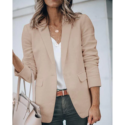 Damen Freizeitblazer Offener Schnitt Büroblazer
