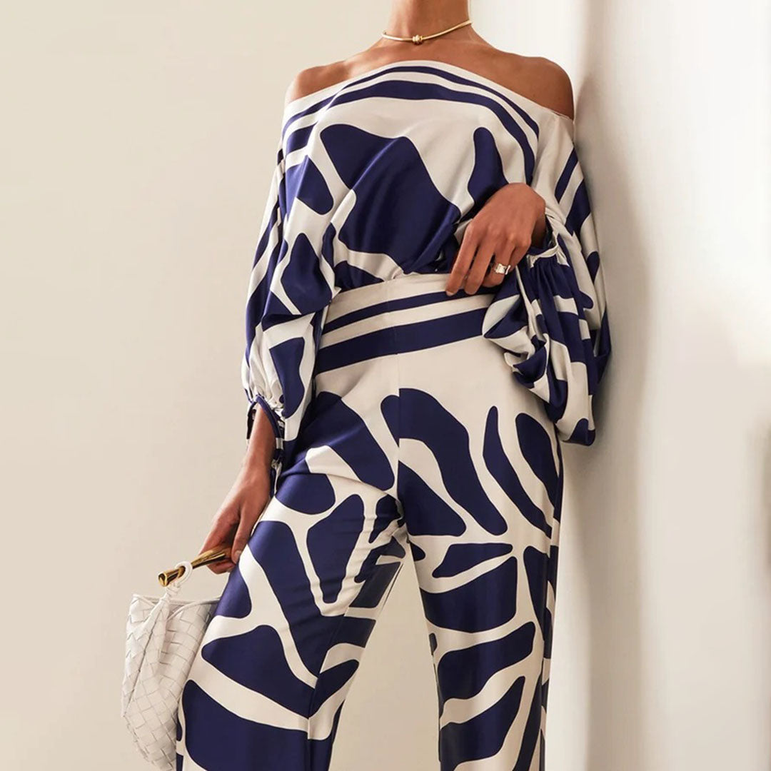 Damen Satin-Set Elegantes Design