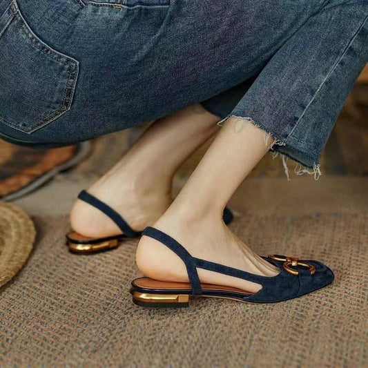 Norvielle Damen Wild Slingbacks Schuhe - Norvielle