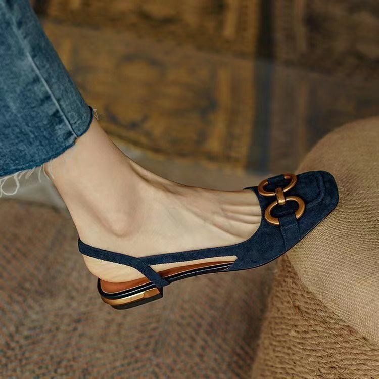 Norvielle Damen Wild Slingbacks Schuhe