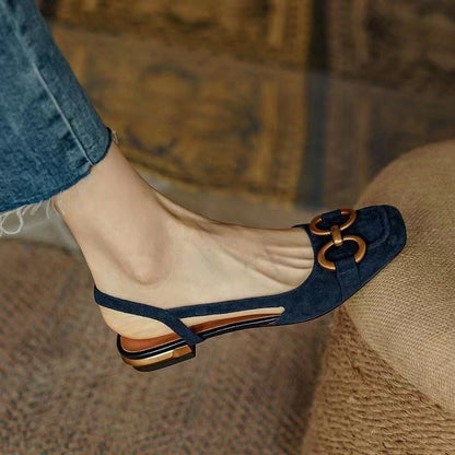 Norvielle Damen Wild Slingbacks Schuhe