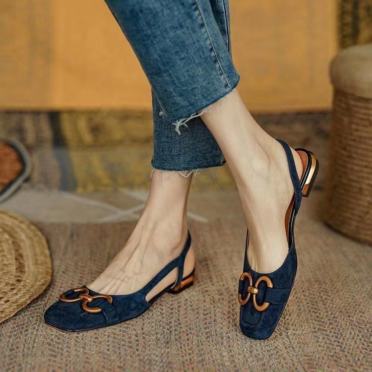 Norvielle Damen Wild Slingbacks Schuhe