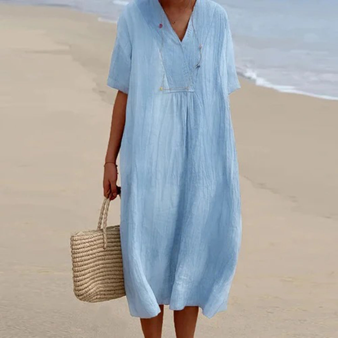 Frida Damen Boho Kleid Auffällig - Norvielle