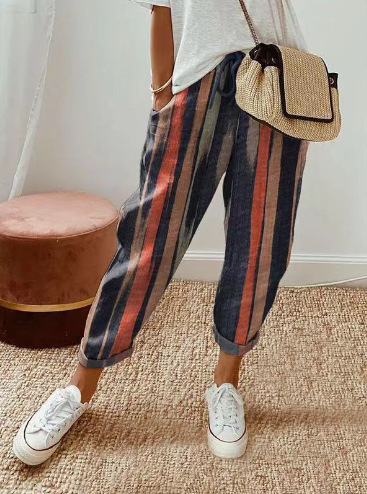 Damen Bequemhose Lässig Stretch