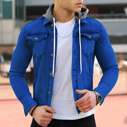 Norvielle Herren Denim-Hoodie