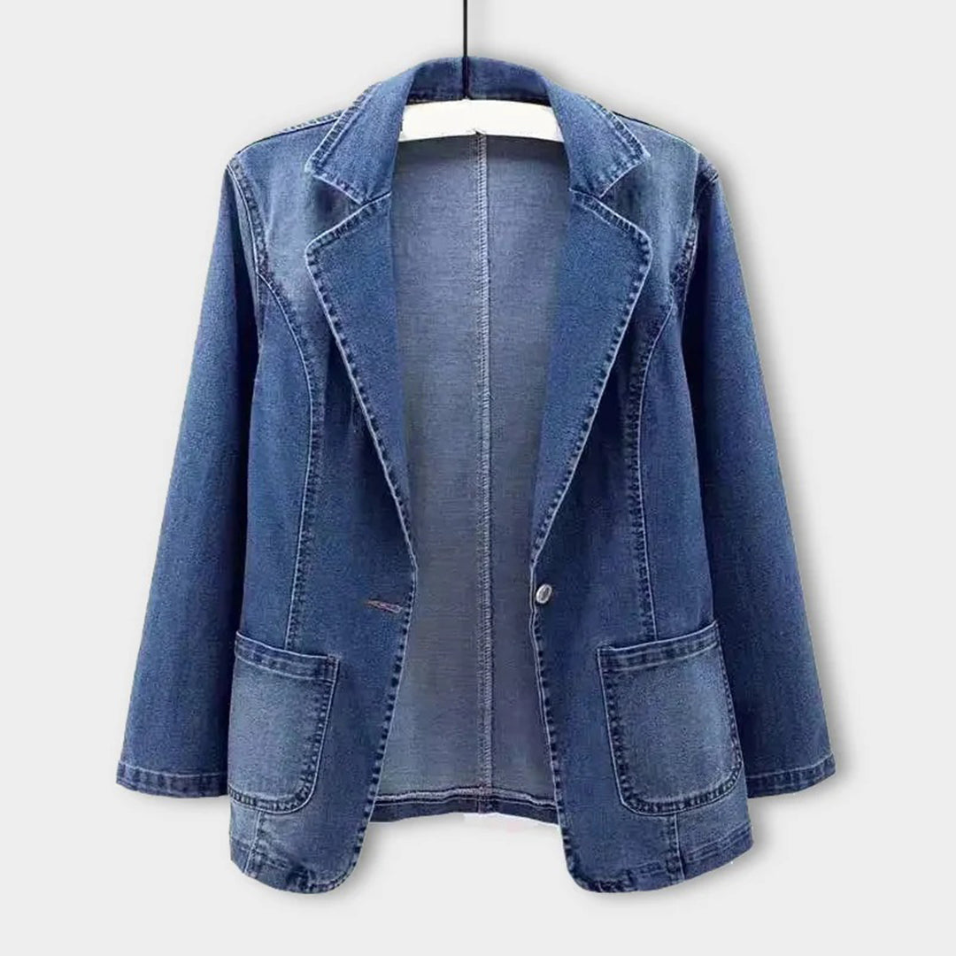 Norvielle Damen Denim Blazer - Norvielle