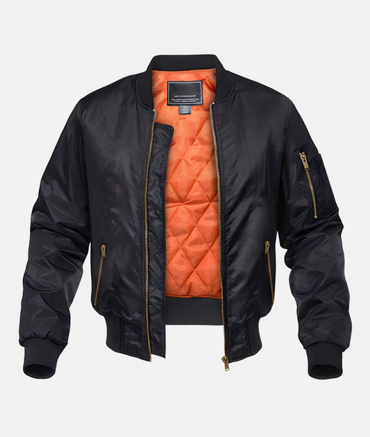 Herren Bomberjacke Steppfutter Normale Passform - Norvielle