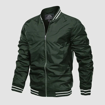 Männer Leichte Harrington Bomberjacke Reißverschluss Sommerjacke - Norvielle