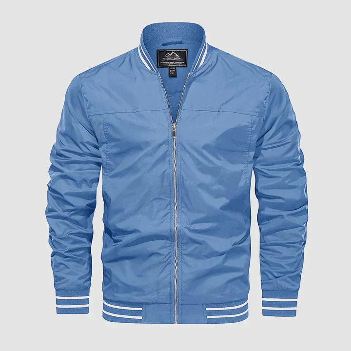 Bomberjacke - Leichte Harrington-Sommerjacke mit Reißverschluss für Männer-Chaps Herrenmode