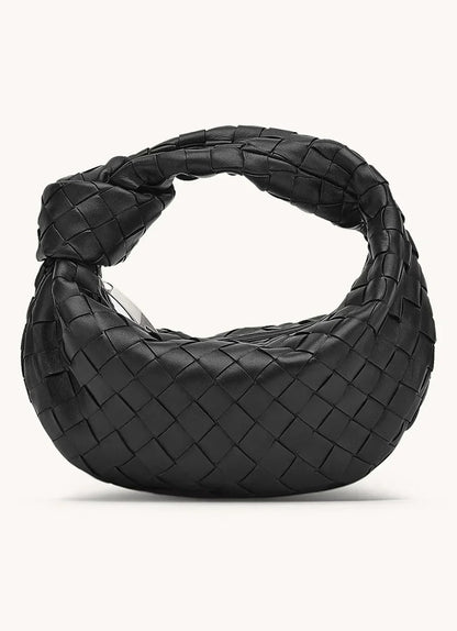 Damen Mini Hobo Handtasche Lässig Lederoptik
