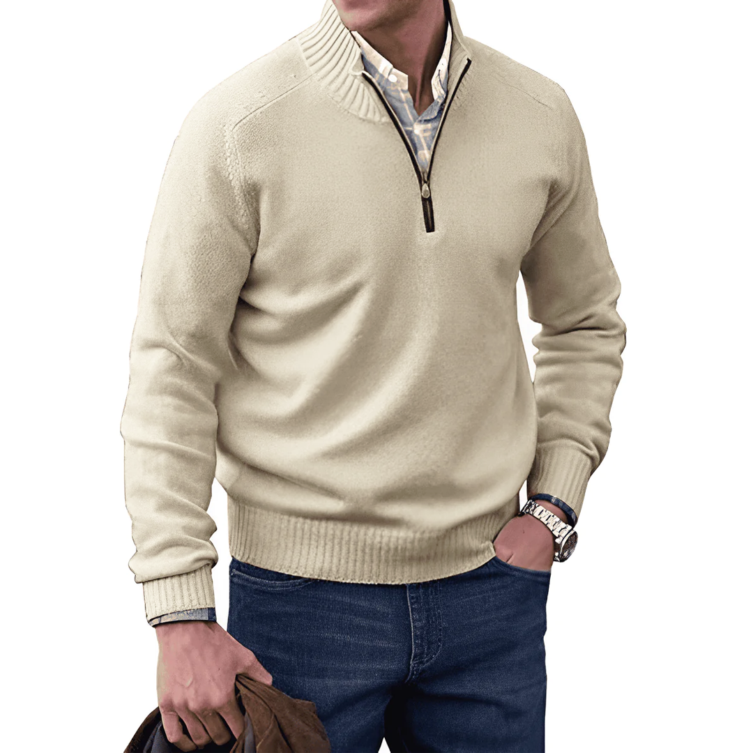 Herren Pullover Reißverschluss Elegant - Norvielle