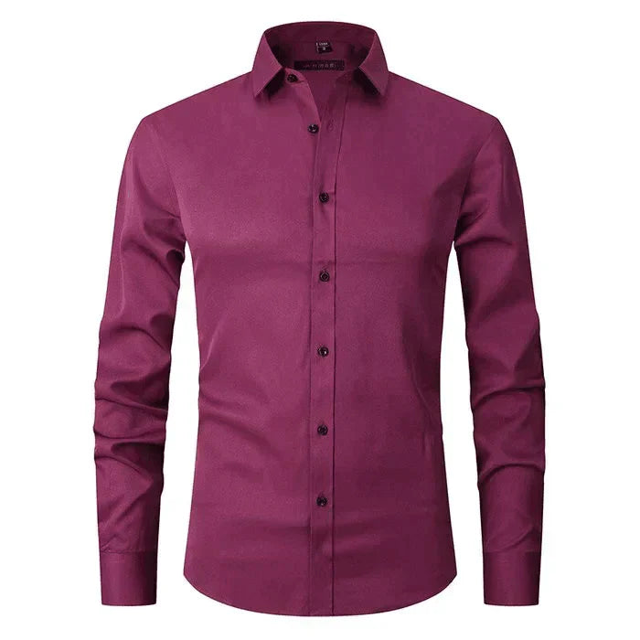 Herren Langarmhemd Slim-Fit Modern