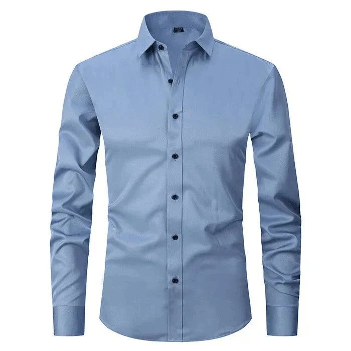 Herren Langarmhemd Slim-Fit Modern