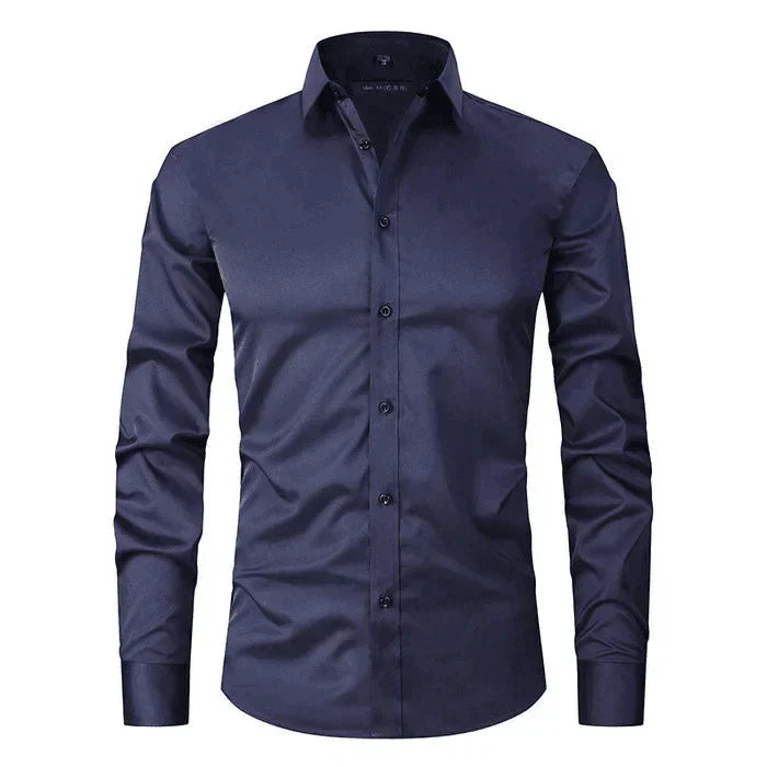 Herren Langarmhemd Slim-Fit Modern