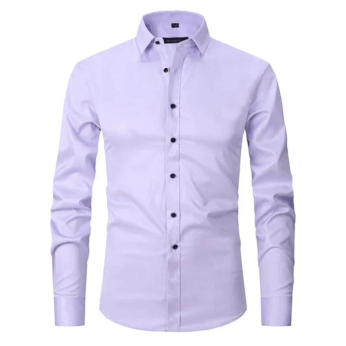 Herren Langarmhemd Slim-Fit Modern