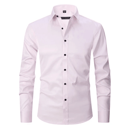 Herren Langarmhemd Knitterfrei