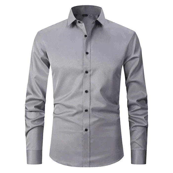 Herren Langarmhemd Slim-Fit Modern