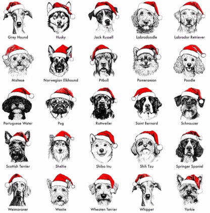 Weihnachtspullover für Hunde Festlich Rot