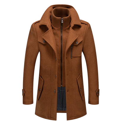 Herren Langarmmantel Herbst Winter Oberbekleidung