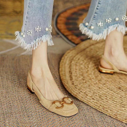 Norvielle Damen Wild Slingbacks Schuhe