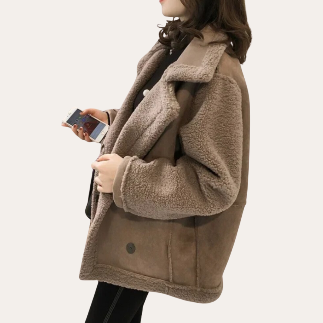 Norvielle Damen Wildlederjacke Trend