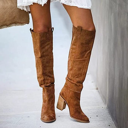 Damenstiefel Blockabsatz Trend